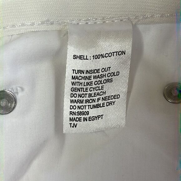 Gianni Bini Riley Ankle Straight Jean White Size 31 - Picture 6 of 10